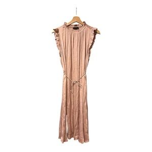 Banana Republic Blush Maxi Dress with Ruffle Sleeves - 6 Tall